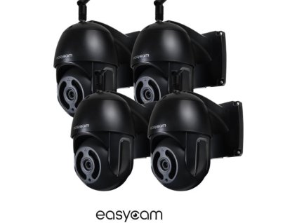 Sada IP kamer EasyCam 2x EC-8PT8IR-B a 2x EC-4PT8IR-B