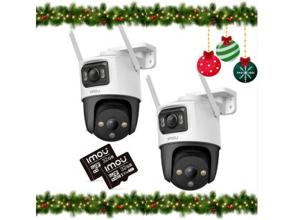 zestaw 2 kamer ip imou cruiser dual 10mp 5mp 5mp z kartami pamici 32gb c9d47f2c10229