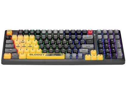 klawiatura mechaniczna a4tech bloody s98 usb sports lime blms red plus switches 7269572b74972