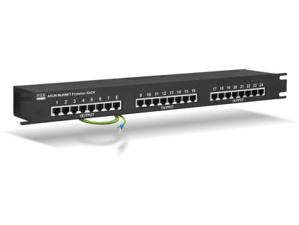 AXON-MULTINET-24 ETHERNETOVÝ RACKOVÝ SVODIČ PŘEPĚTÍ