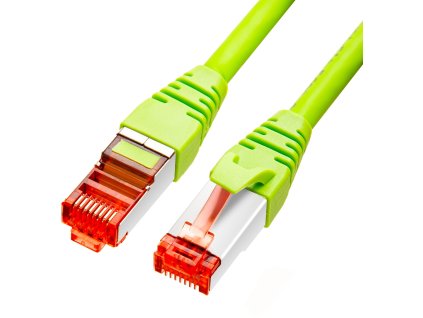 PATCHCORD GETFORT CAT.6A S/FTP LSOH kabel 1m zelený