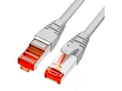 PATCHCORD GETFORT CAT.6A S/FTP LSOH kabel 2m šedý