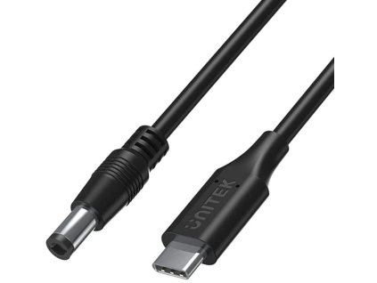 Napájecí kabel Unitek pro notebooky 65W USB-C - DC5,5 mm