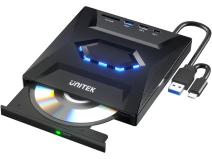 unitek nagrywarka zewntrzna dvdcd hub usb 5gbps czytnik kart sd t1037a01 1582ccbbbbb18