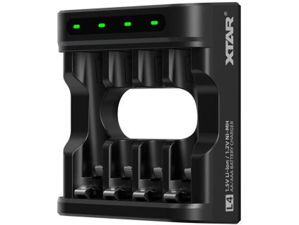 Nabíječka baterií R03 / AAA a R6 / AA Li-ion 1,5V / NiMH Xtar L4
