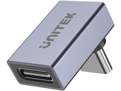 Úhlový adaptér Unitek USB-C na USB-C 40Gbps 240W