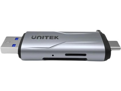 Unitek Čtečka karet SD/microSD USB-A 5Gbps/USB-C