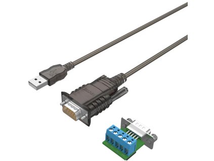 unitek konwerteradapter usb 20 do rs422rs485 db9m z chipsetem ftdi 15m 474625c03b9c1