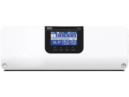 Termostatický regulátor L-X Tech, kabelový/bezdrátový s integrovaným modulem WIFI, 8 zón