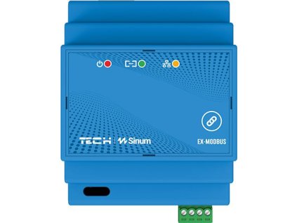 Rozšiřovač signálu pro řídicí jednotky EX-MODBUS Tech na lištu DIN