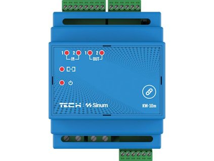 Modul I/O karty pro řídicí jednotky KW-10m Tech na lištu DIN