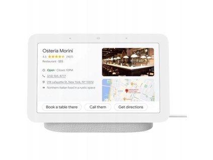 Reproduktor Google Nest Hub s aplikací Google Assistant 2gen Chalk