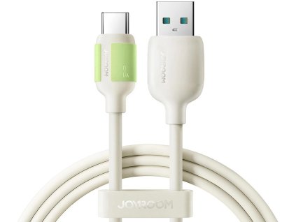 Joyroom S-A53 60W USB-C - Kabel USB-C s fluorescenční koncovkou 1,2 m - béžový