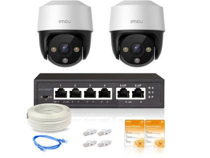 Dohledový set Imou 2 PTZ kamery IPC-S21FAP 2MPx PoE