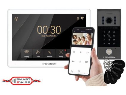 Videotelefon REVIZOOM RM-T203HD WHITE/RC-212HD-CK1
