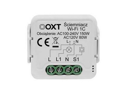 OXT mini stmívač 1 okruh WiFi TUYA modul