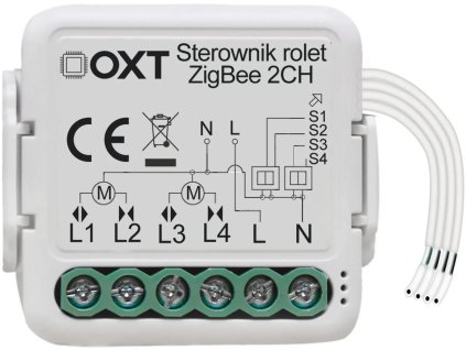 Řídicí jednotka OXT mini 2 Modul rolet TUYA ZigBee