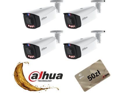 IP kamera DAHUA IPC-HFW3849T1-AS-PV-0280B-PRO Hromadné balení 4 kusů