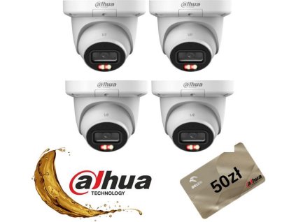 IP kamera Dahua IPC-HDW3649QM-S-IL-0280B Hromadné balení 4ks.