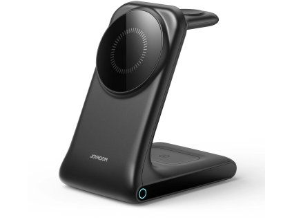 adowarka bezprzewodowa joyroom jrw15 3 w 1 stacja adujca z magsafe czarna 82f692931023c