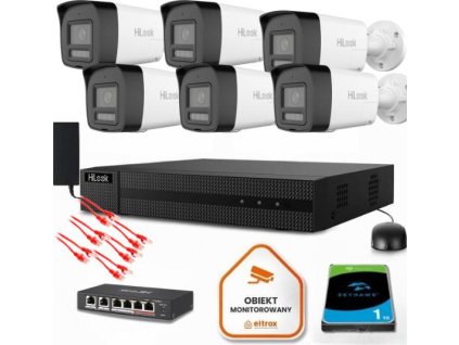Hilook dohledová sada 6 IP kamer IPCAM-B8-30DL/A