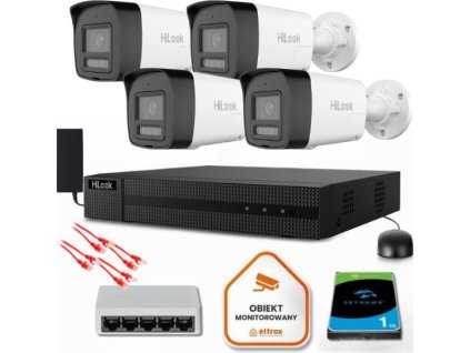 Hilook dohledová sada 4 IP kamer IPCAM-B8-30DL/A