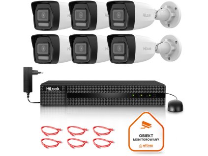 Hilook dohledová sada 6 IP kamer IPCAM-B8-30DL s 2TB diskem