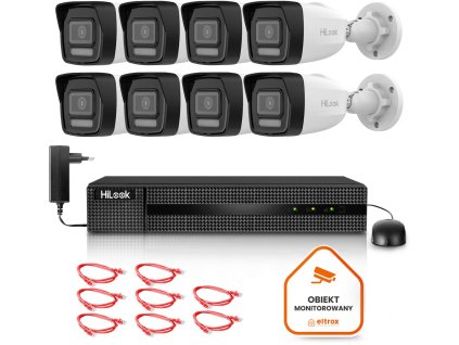 zestaw monitoringu hilook 8 kamery ip ipcamb830dl z wbudowanym dyskiem 2tb 420da024309da