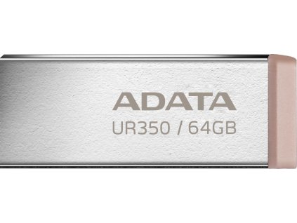 Adata Flash disk UR350 64GB USB3.2 Gen2 Metal hnědý