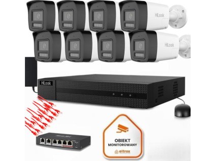 zestaw do monitoringu hilook 8 kamery ip ipcamb830dla ab69f29188f2a