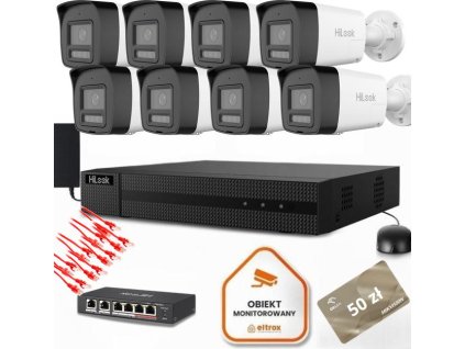 zestaw do monitoringu hilook 8 kamery ip ipcamb830dla 26f8cc6d973e7