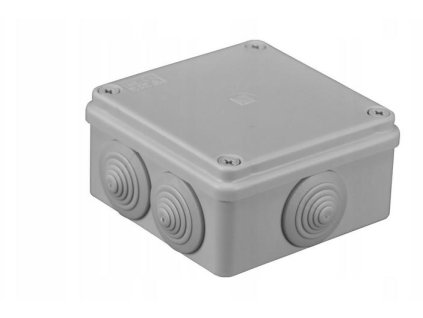 puszka hermetyczna 100 x 100 x 50 dawik ip65 bezhalogenowa szara pawbol sbox 106 54ee21d302149