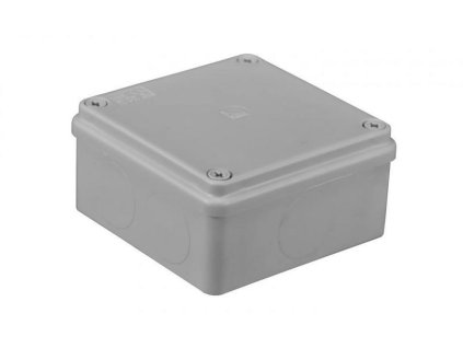 puszka hermetyczna 100 x 100 x 50 bez dawikw ip65 bezhalogenowa szara pawbol sbox 116 7b04326de076b