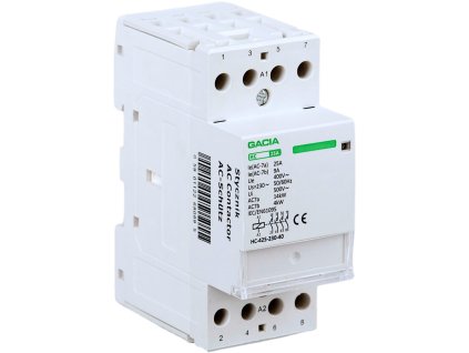 Modulární 4pólový stykač 2P/25A 4NO 230V