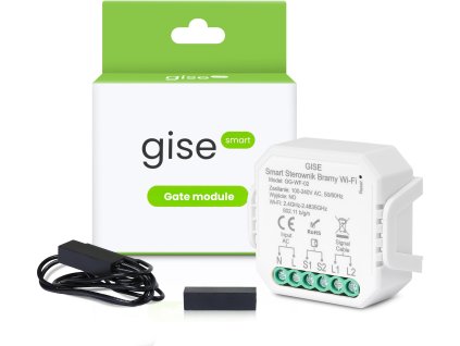 Inteligentní modul GISE pro ovládání brány pomocí WiFi se senzorem otevření | Tuya | GG-WF-02