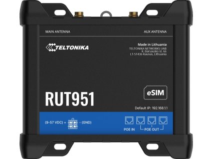Průmyslový 4G/LTE router Teltonika RUT951 (RUT951000000)