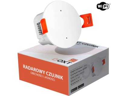 OXT Jasový radarový senzor přítomnosti 230V WiFi TUYA T150
