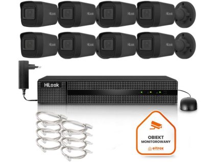 zestaw do monitoringu hilook 8 kamer ip ipcamb4p black 2k e0017b8a94246