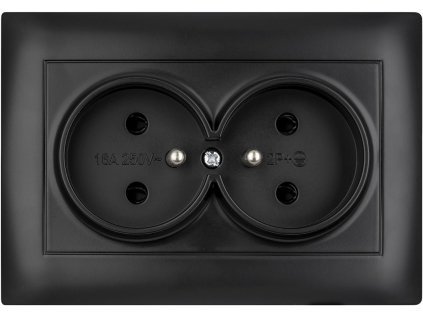 gniazdo podwjne z uziemieniem vcx lc 16 76faf46a07d82