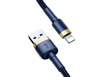Baseus Cafule USB-A / Lightning 2.4A QC 3.0 kabel 1 m - modrozlatý