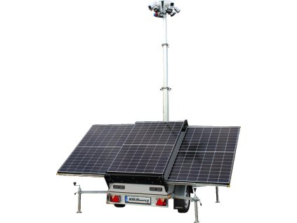 Monitorovací přívěs PV3 se systémem pro fotovoltaiku