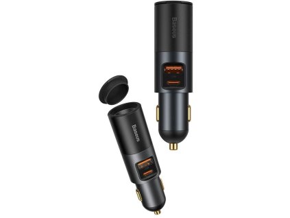 Baseus Share Together nabíječka do auta 120W 3A 1x USB-A 1x USB-C PD 30W QC 4.0+