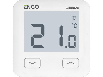 ENGO Controls E10-MBUSW - regulátor teploty, MODBUS, 230V, internet, pod omítku, Wi-Fi