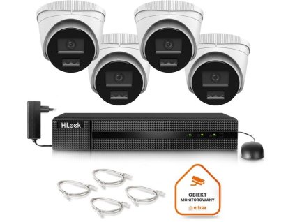 Hilook IP dohledová sada 4 kamer IPCAM-T8-30DL 2,8 mm