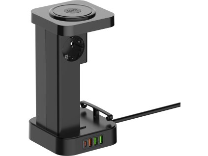 stacja zasilajca newell gan power cube 8w1 z adowark indukcyjn 1416598babd05