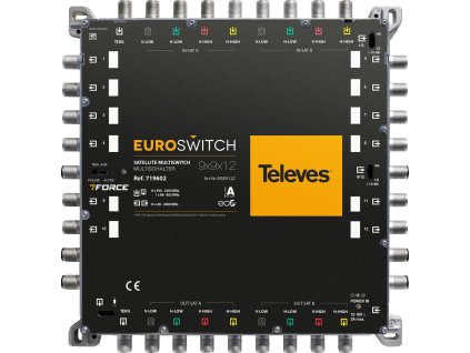 Multipřepínač Televes EUROSWITCH 9x9x12 ref. 719602