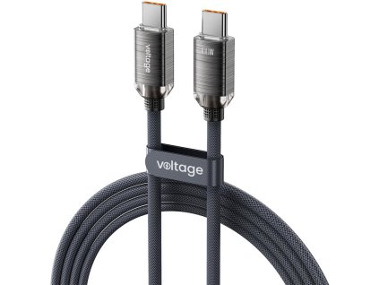 kabel usbc usbc voltage purecrystal 100w pd 100cm czarny d214b60defba3