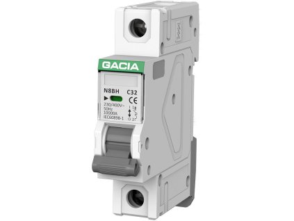 GACIA N8BH 10KA C 1P 32A nadproudový jistič