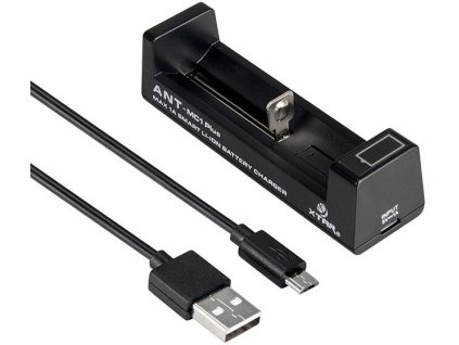 adowarka do akumulatorw cylindrycznych liion 18650 xtar ant mc1 plus micro usbb 05558a3a6d33e