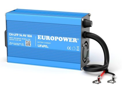 Nabíječka pro EUROPOWER CH-LFP/12/10 14,4V 10A M8 CONECTOR pro LiFePO4 baterie